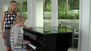 MomsBangTeens - Bald Allie James blowjob cum