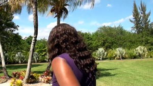 Big Naturals: Oil hard nailining with bald latina brunette