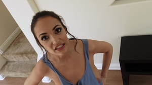 IKnowThatGirl - Amateur Sofi Ryan sucking cock in the kitchen