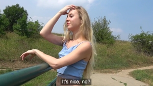 PublicAgent.com - Alecia Fox is really piercing blonde haired