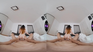 TmwVRNet.com: Adorable boyfriend pussy fuck in the morning