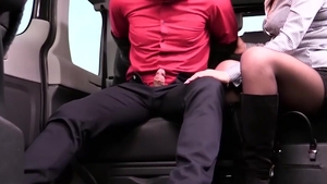 VipSexVault - Tasty Lucy Shine rough cumshot in taxi