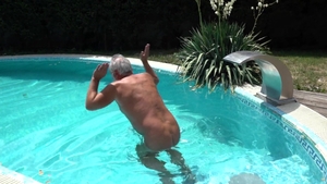 Grandpas Fuck Teens: Dirty Poolside Fun with Vivien