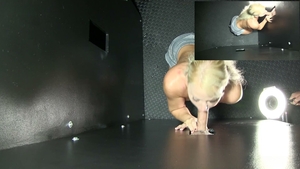 Gloryhole Secrets: Blonde Bombshell Takes It All