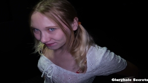 Gloryhole Secrets: Caucasian Cum Swallowing Starlet